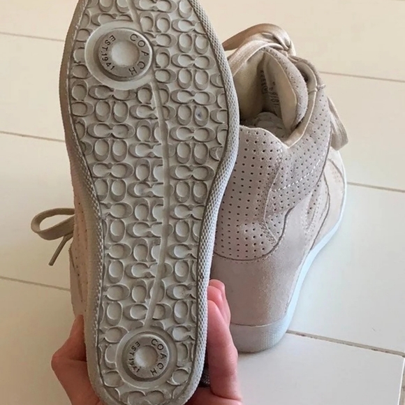 Women's Coach Wedge Sneakers Size 6 - Picture 5 of 5